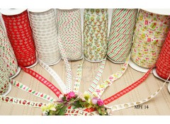 Mix Pack Elastic (MPE 14) 10 meters, Fold over elastic, Christmas